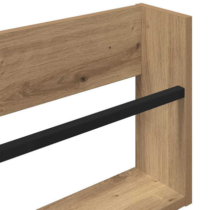 Magazine Rack Artisan Oak 60 x 12 x 30 cm Engineered Wood