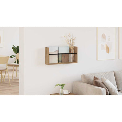 Magazine Rack Artisan Oak 60 x 12 x 30 cm Engineered Wood
