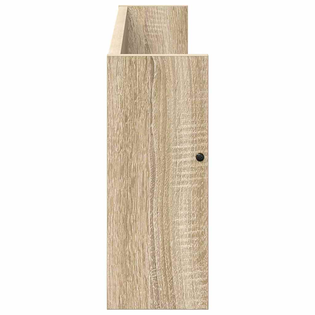 Magazine Rack 2 pcs Sonoma Oak 80 x 12 x 30 cm Engineered Wood