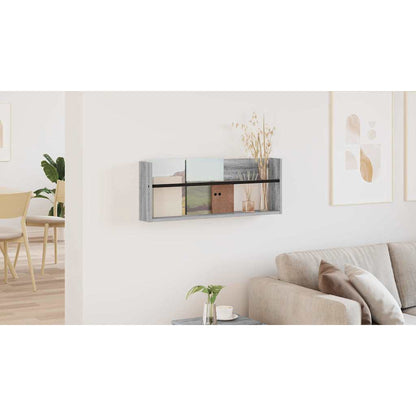 Magazine Rack Grey Sonoma 80 x 12 x 30 cm Engineered Wood