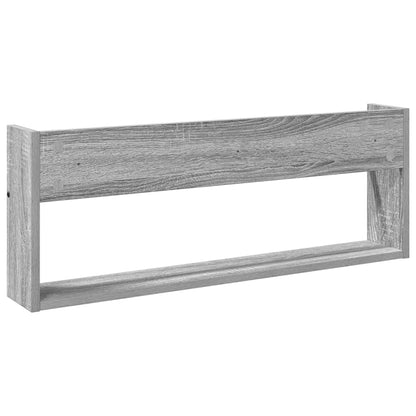 Magazine Rack Grey Sonoma 80 x 12 x 30 cm Engineered Wood