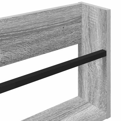 Magazine Rack 2 pcs Grey Sonoma 80 x 12 x 30 cm Engineered Wood