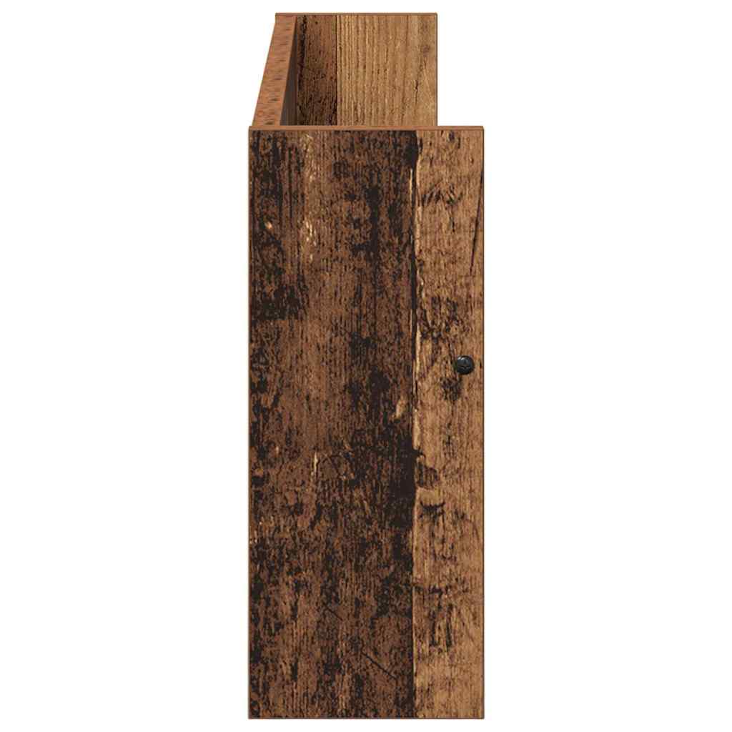 Magazine Rack Old Wood 80 x 12 x 30 cm Engineered Wood