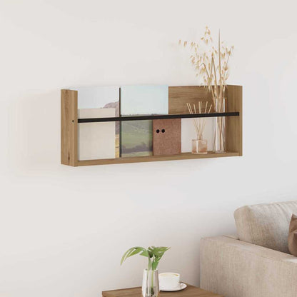 Magazine Rack Artisan Oak 80 x 12 x 30 cm Engineered Wood