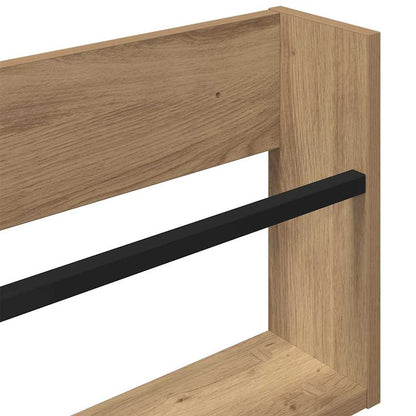 Magazine Rack 2 pcs Artisan Oak 80 x 12 x 30 cm Engineered Wood