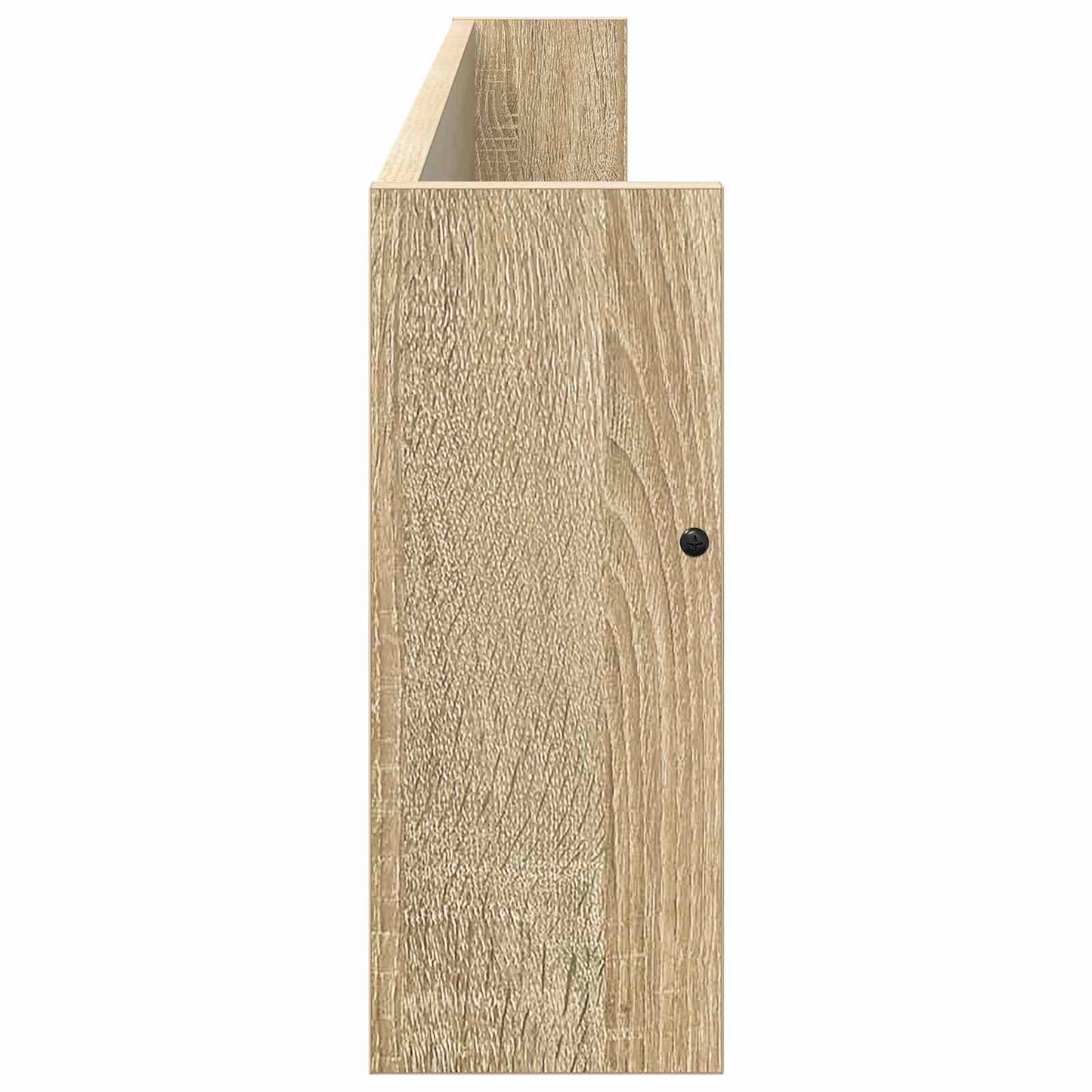 Magazine Rack 2 pcs Sonoma Oak 100 x 12 x 30 cm Engineered Wood