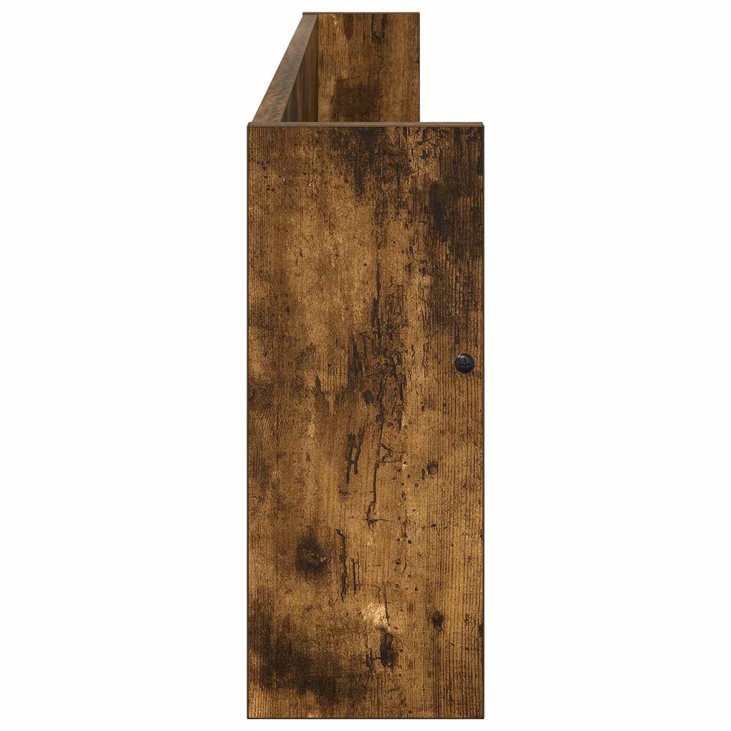 Magazine Rack 2 pcs Smoked Oak 100 x 12 x 30 cm Engineered Wood