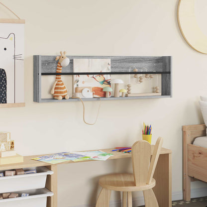 Magazine Rack Grey Sonoma 100 x 12 x 30 cm Engineered Wood