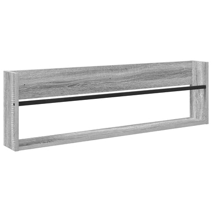Magazine Rack Grey Sonoma 100 x 12 x 30 cm Engineered Wood