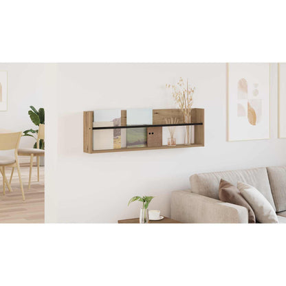 Magazine Rack Artisan Oak 100 x 12 x 30 cm Engineered Wood