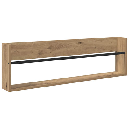 Magazine Rack Artisan Oak 100 x 12 x 30 cm Engineered Wood