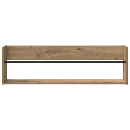 Magazine Rack Artisan Oak 100 x 12 x 30 cm Engineered Wood