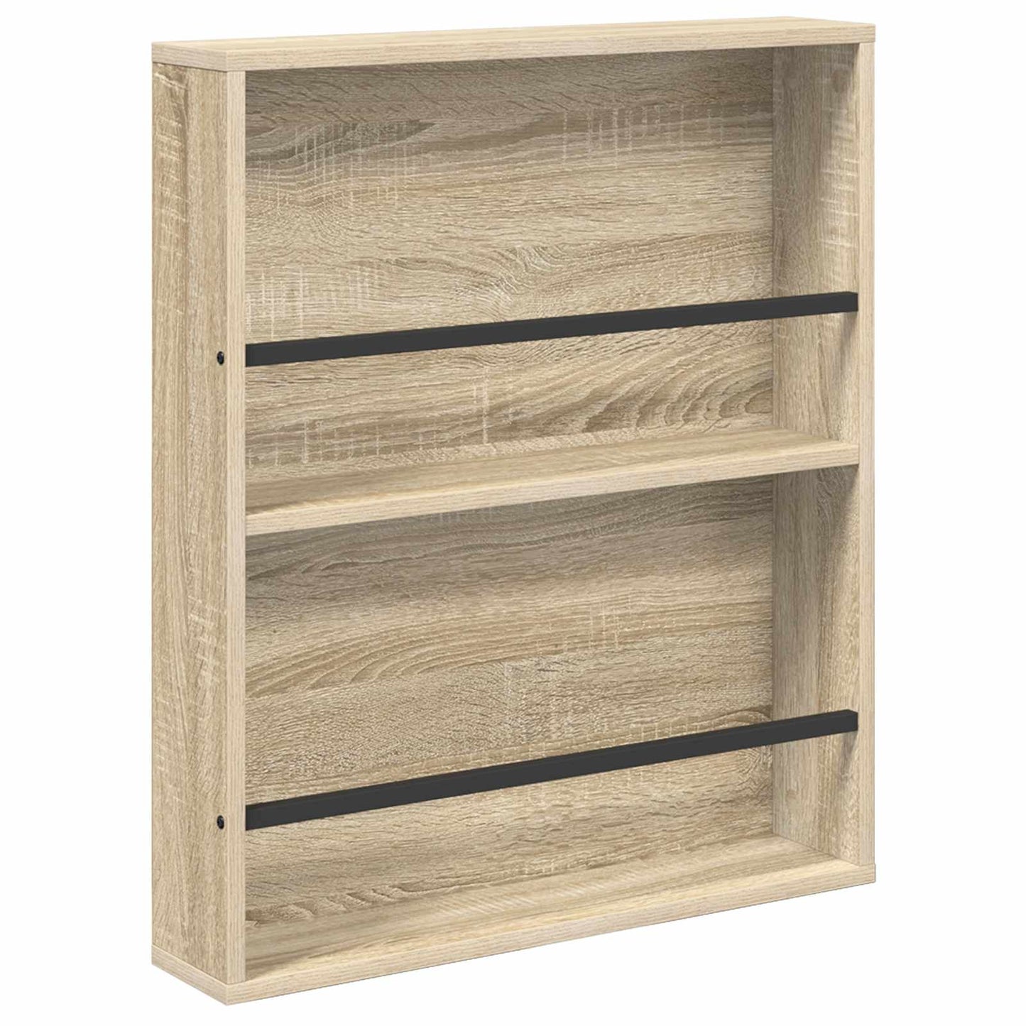 Magazine Rack Sonoma Oak 60 x 12 x 70 cm Engineered Wood