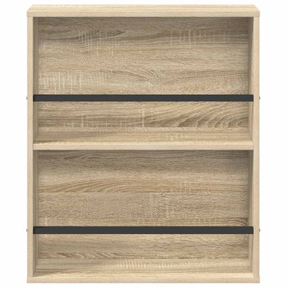 Magazine Rack Sonoma Oak 60 x 12 x 70 cm Engineered Wood