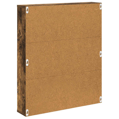 Magazine Rack 2 pcs Smoked Oak 60 x 12 x 70 cm Engineered Wood