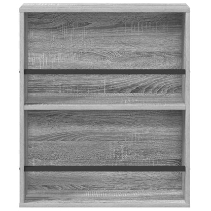 Magazine Rack Grey Sonoma 60 x 12 x 70 cm Engineered Wood