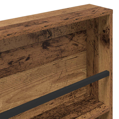 Magazine Rack Old Wood 60 x 12 x 70 cm Engineered Wood