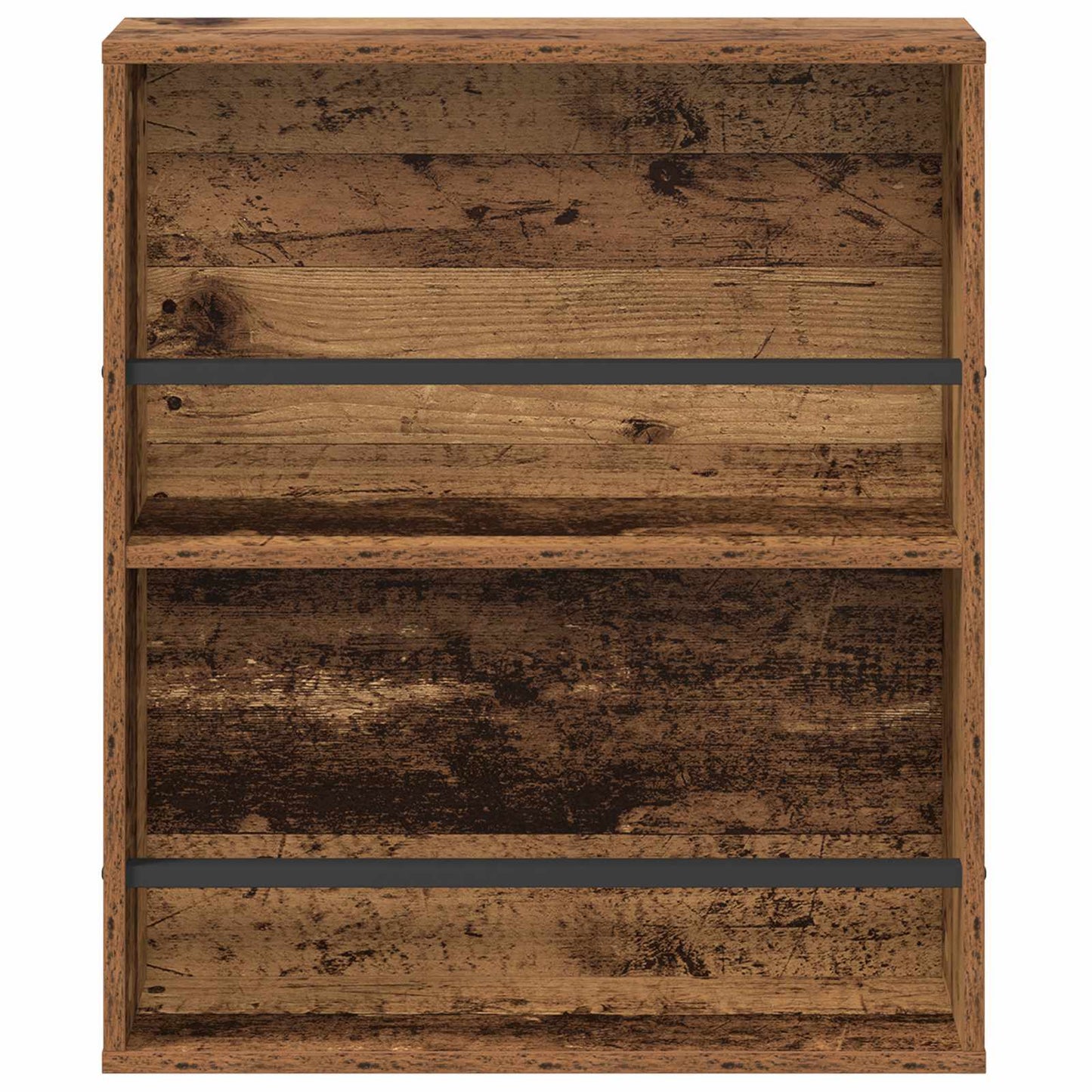Magazine Rack 2 pcs Old Wood 60 x 12 x 70 cm Engineered Wood