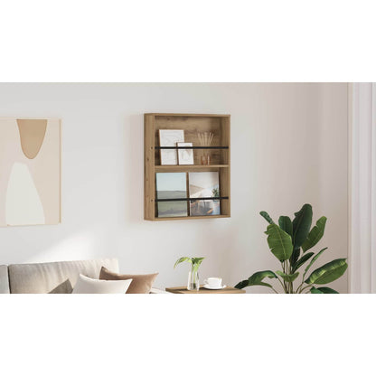 Magazine Rack Artisan Oak 60 x 12 x 70 cm Engineered Wood