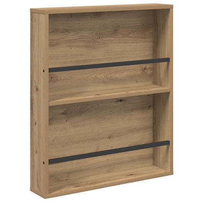 Magazine Rack Artisan Oak 60 x 12 x 70 cm Engineered Wood