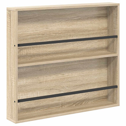 Magazine Rack Sonoma Oak 80 x 12 x 70 cm Engineered Wood