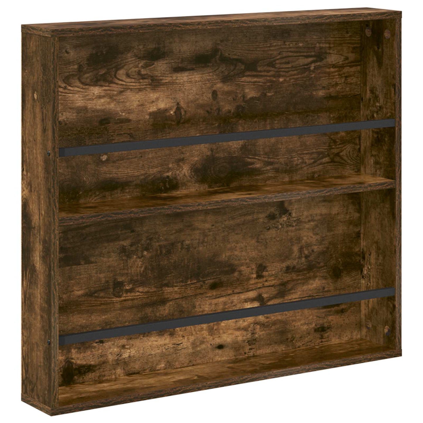 Magazine Rack Smoked Oak 80 x 12 x 70 cm Engineered Wood