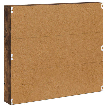 Magazine Rack Smoked Oak 80 x 12 x 70 cm Engineered Wood