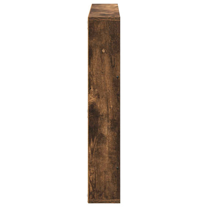 Magazine Rack Smoked Oak 80 x 12 x 70 cm Engineered Wood