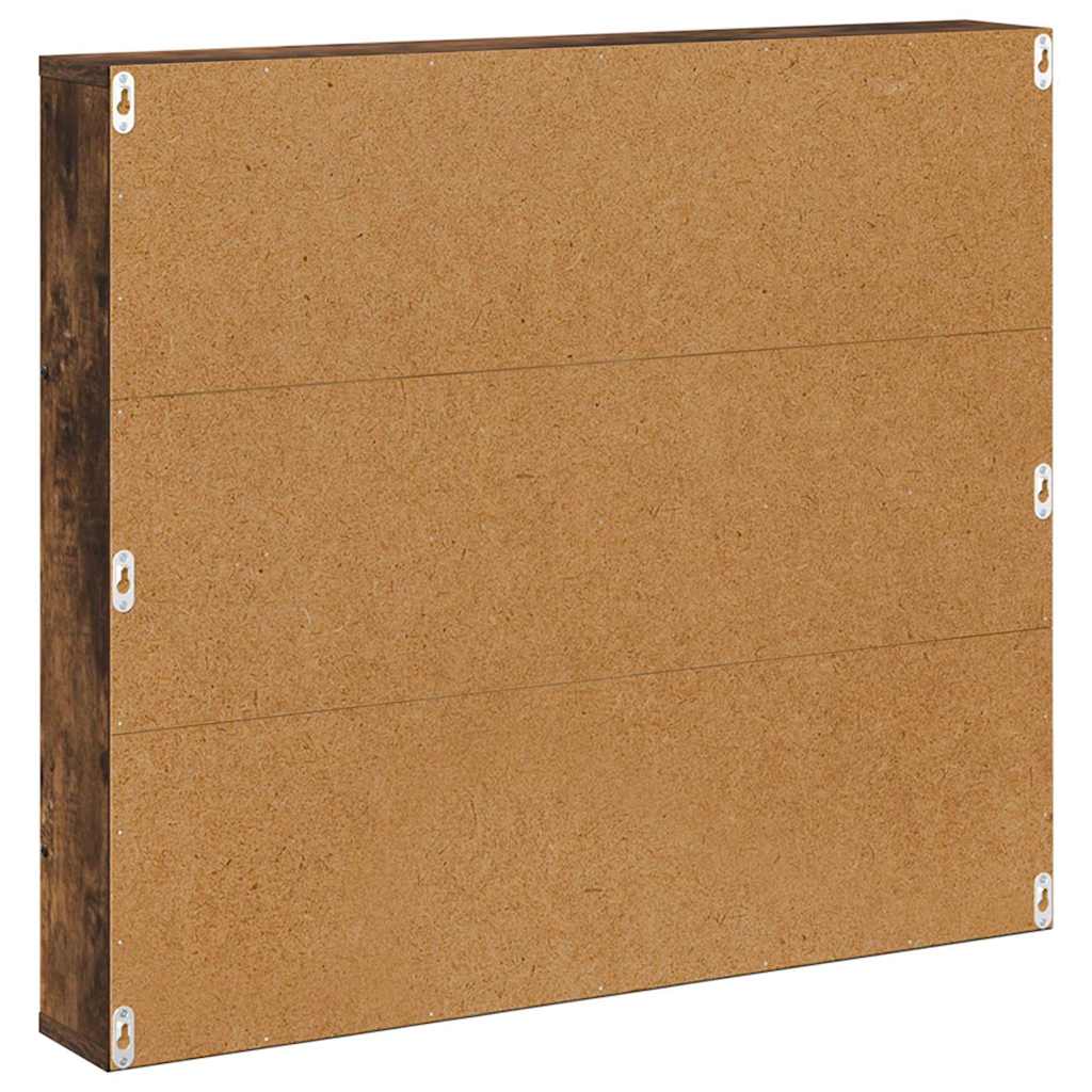 Magazine Rack 2 pcs Smoked Oak 80 x 12 x 70 cm Engineered Wood