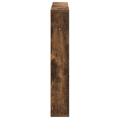 Magazine Rack 2 pcs Smoked Oak 80 x 12 x 70 cm Engineered Wood