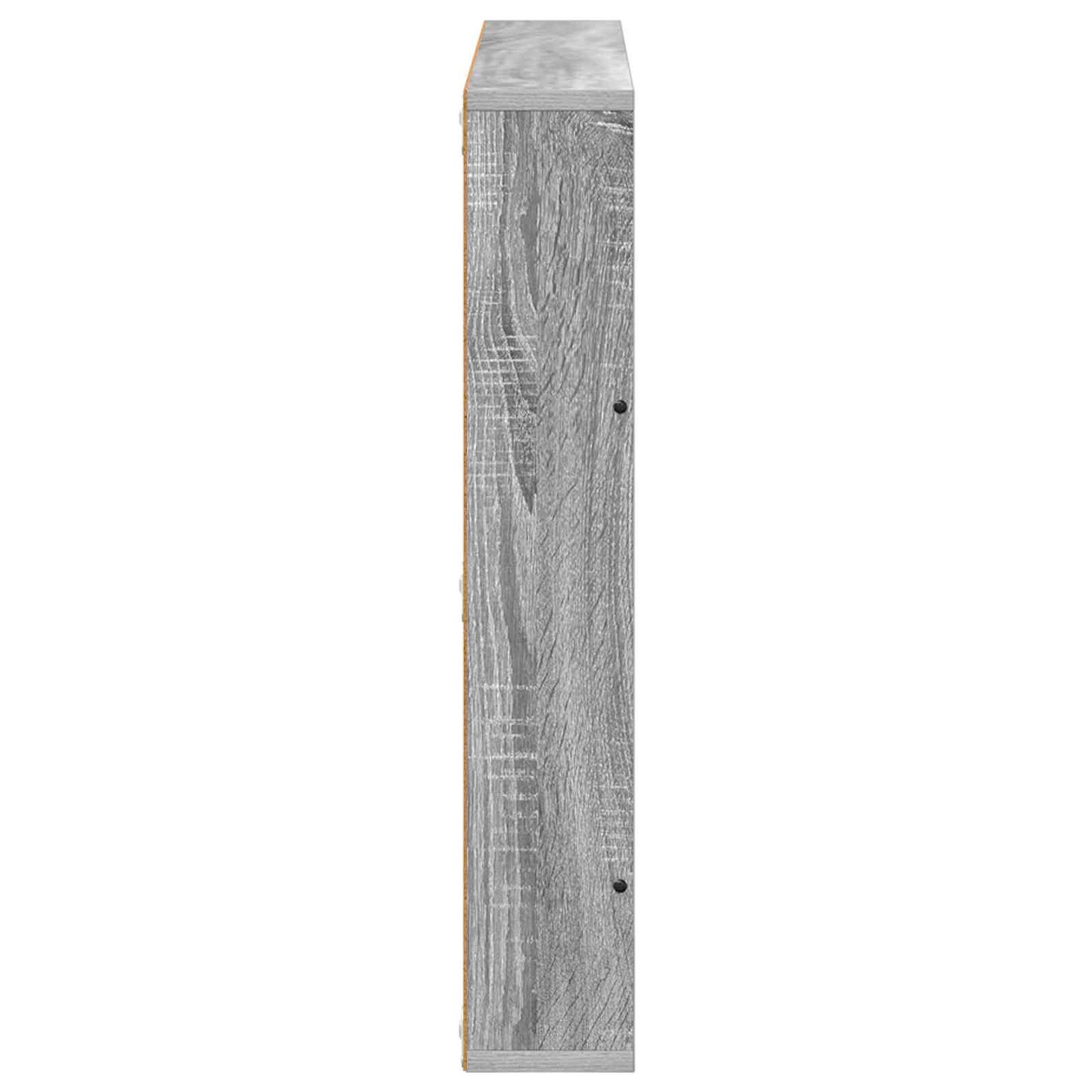Magazine Rack Grey Sonoma 80 x 12 x 70 cm Engineered Wood