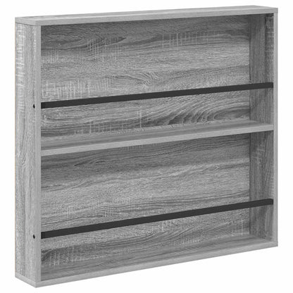 Magazine Rack 2 pcs Grey Sonoma 80 x 12 x 70 cm Engineered Wood