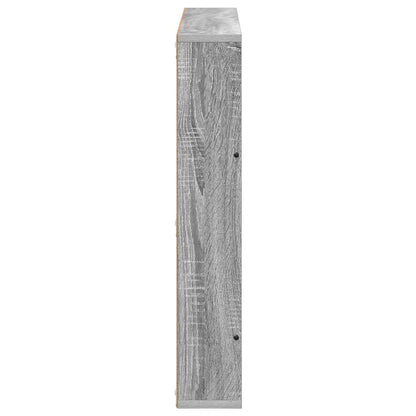 Magazine Rack 2 pcs Grey Sonoma 80 x 12 x 70 cm Engineered Wood