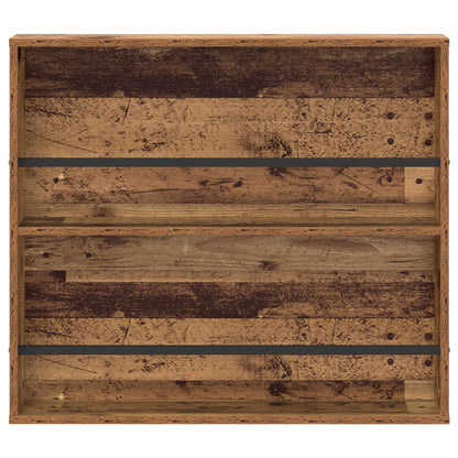 Magazine Rack Old Wood 80 x 12 x 70 cm Engineered Wood