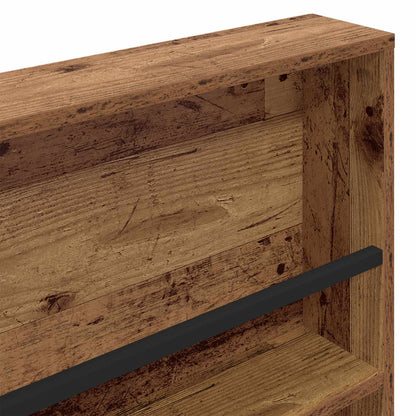 Magazine Rack 2 pcs Old Wood 80 x 12 x 70 cm Engineered Wood