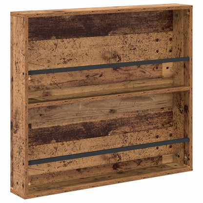 Magazine Rack 2 pcs Old Wood 80 x 12 x 70 cm Engineered Wood