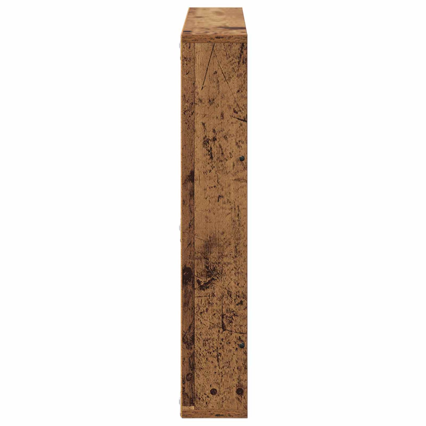 Magazine Rack 2 pcs Old Wood 80 x 12 x 70 cm Engineered Wood