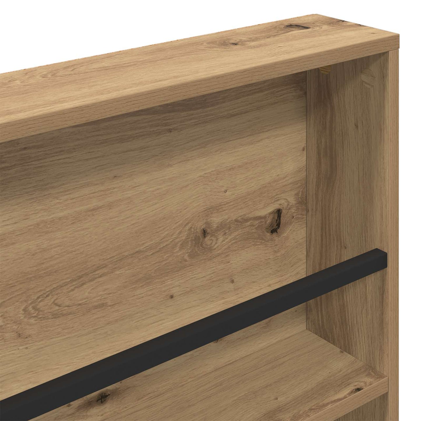 Magazine Rack 2 pcs Artisan Oak 80 x 12 x 70 cm Engineered Wood