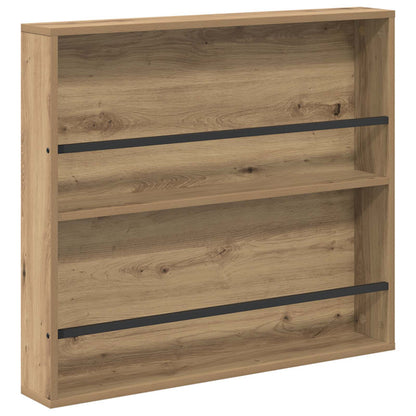 Magazine Rack 2 pcs Artisan Oak 80 x 12 x 70 cm Engineered Wood