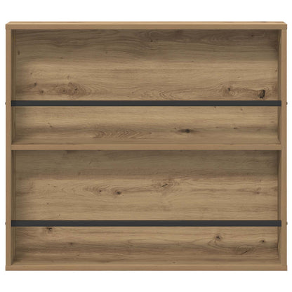Magazine Rack 2 pcs Artisan Oak 80 x 12 x 70 cm Engineered Wood