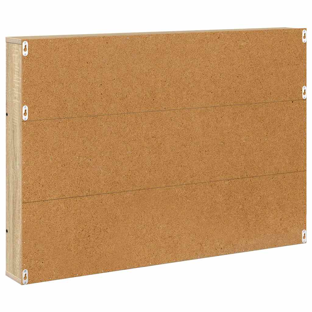 Magazine Rack Sonoma Oak 100 x 12 x 70 cm Engineered Wood