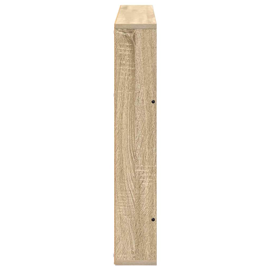 Magazine Rack 2 pcs Sonoma Oak 100 x 12 x 70 cm Engineered Wood
