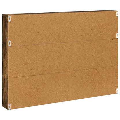 Magazine Rack 2 pcs Smoked Oak 100 x 12 x 70 cm Engineered Wood