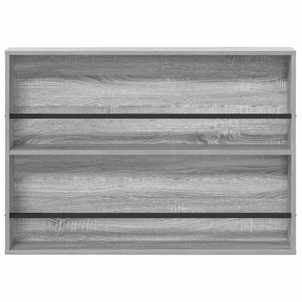 Magazine Rack Grey Sonoma 100 x 12 x 70 cm Engineered Wood