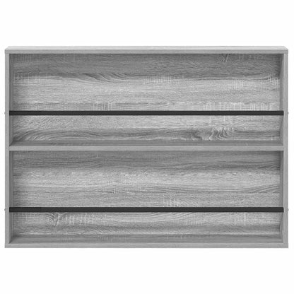 Magazine Rack Grey Sonoma 100 x 12 x 70 cm Engineered Wood