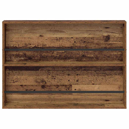 Magazine Rack 2 pcs Old Wood 100 x 12 x 70 cm Engineered Wood