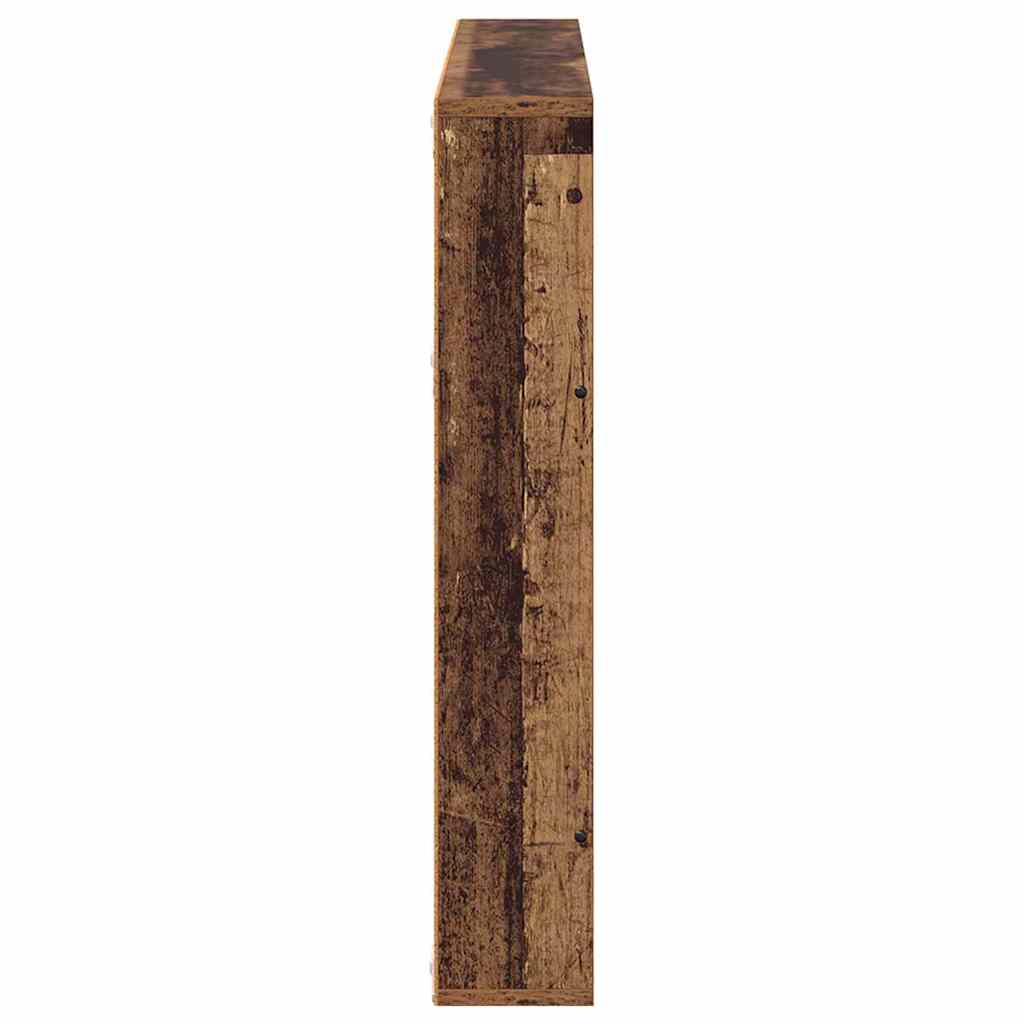 Magazine Rack 2 pcs Old Wood 100 x 12 x 70 cm Engineered Wood