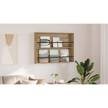 Magazine Rack Artisan Oak 100 x 12 x 70 cm Engineered Wood