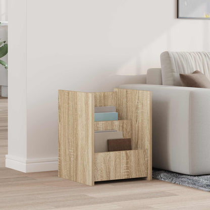 Magazine Rack Sonoma Oak 35 x 35 x 45 cm Engineered Wood