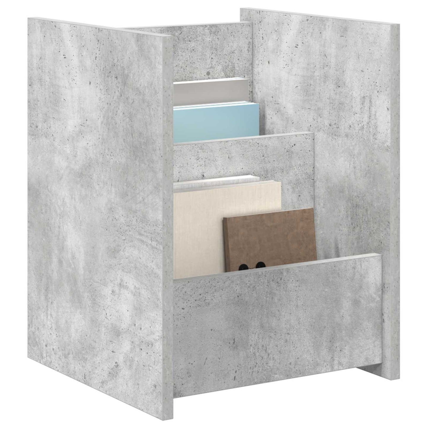 Magazine Rack Concerte Grey 35 x 35 x 45 cm Engineered Wood